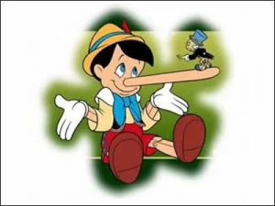 A quel moment le nez de Pinocchio grandit-il ?