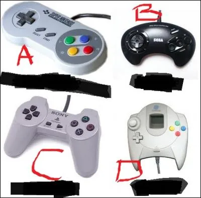 Quelle est la manette de la console Mega Drive ?