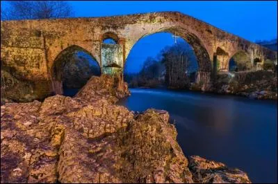 Voici le pont romain de Cangas de Onís, ville qui fut la capitale du royaume de Pélage le Conquérant jusqu'en 774. De quelle province s'agit-il ?
