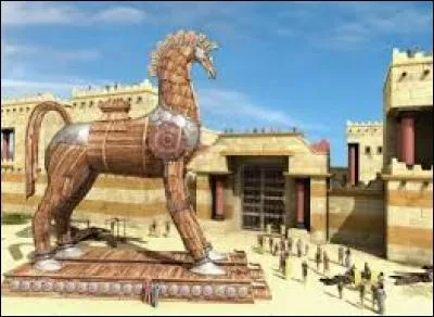 Tous les Troyens ne semblaient pas d'accord pour accepter le cheval. Laquelle de ces phrases fut dite par Laocoon, qui était contre l'entrée de ce cheval à Troie ?