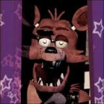Qu'est-ce qui est écrit sur le panneau de Foxy ? (n°1)
