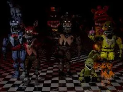 Comment s'appellent les animatronics dans le n° 4 ?