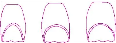 Quelles sont les trois largeurs possibles pour une paire de pointes ?