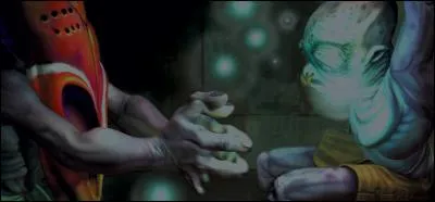 Après cette découverte, Abe tombe d'une falaise et meurt. Qui vient le ressusciter ?