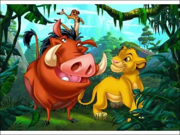 quels animaux sont timon et pumba