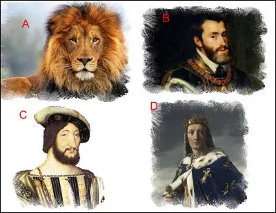 L'illustration nomm&eacute;e &laquo; A &raquo; est en lien &eacute;troit avec l'illustration repr&eacute;sent&eacute;e en : (Indice : surnom d'un roi)