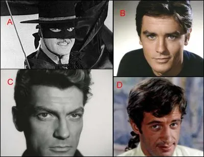 L'illustration nomm&eacute;e &laquo; A &raquo; est en lien &eacute;troit avec l'illustration repr&eacute;sent&eacute;e en : (Indice : Don Diego de la Vega)