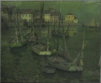 Qui a peint "Bateaux de pêche" ?