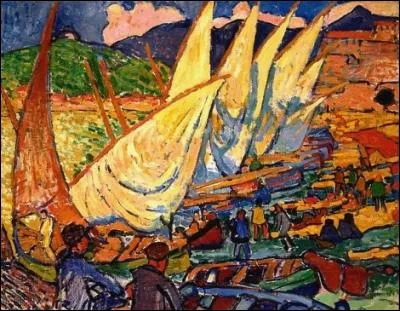 Qui a peint "Bateaux de pêche, Collioure" ?