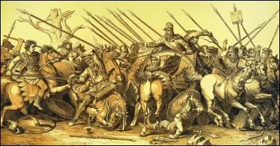 2 - Le cheval d'Alexandre : Au cours de quelle bataille mourut Bucéphale ? (Le cheval d'Alexandre)