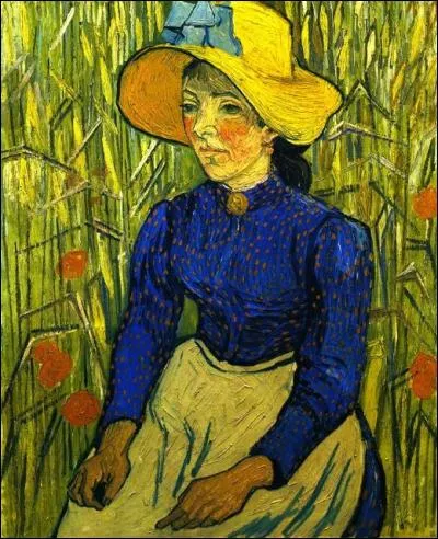 A qui doit-on cette "jeune paysanne au chapeau de paille" ?