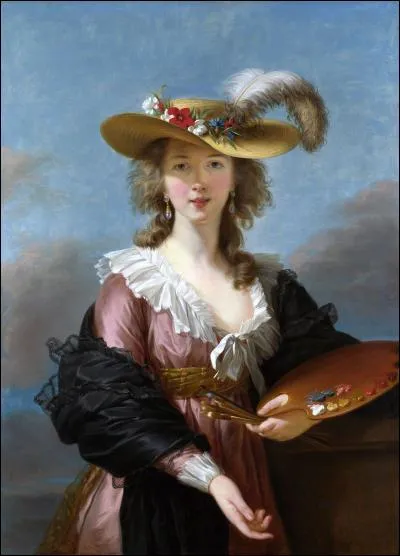 Qui a peint ce portrait au chapeau de paille ?