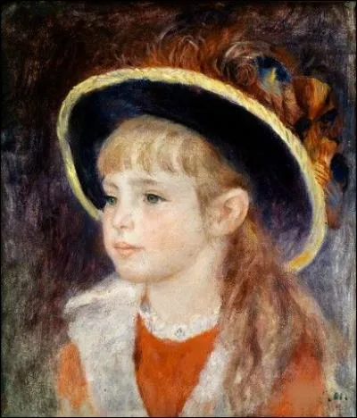 Qui a peint "Fille au chapeau bleu" ?
