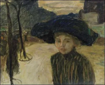 Qui a peint "La femme au chapeau bleu" ?