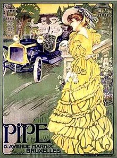 En quelle année la société automobile « Pipe » a-t-elle vu le jour ?