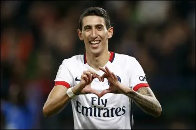 Quel est le numéro de Di Maria au Paris Saint-Germain ?