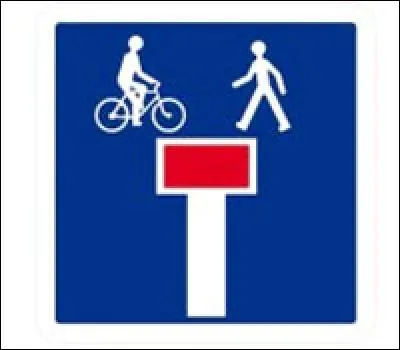 Ce panneau m'indique :