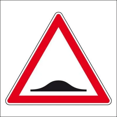 Ce panneau m'indique que je vais rencontrer :