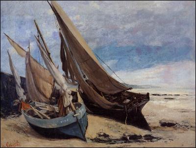 Qui a peint "Bateaux de pêche sur la plage de Deauville" ?
