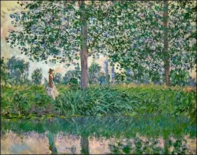 Qui a peint "Pêche sur la rivière Epte" ?