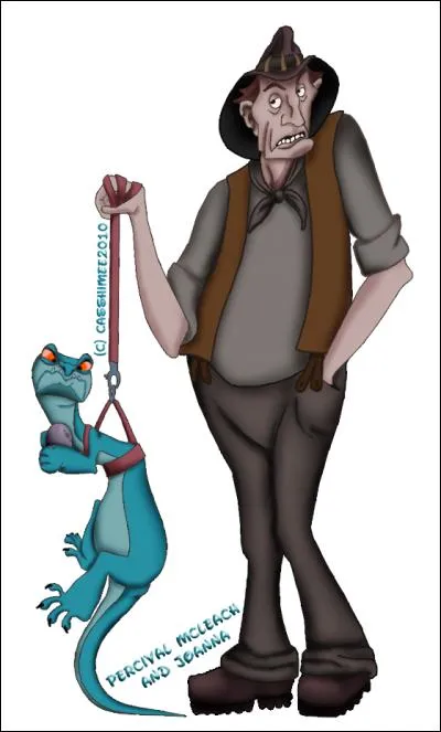 Dans "Bernard et Bianca au pays des Kkangourous" (1991), comment s'appelle l'animal de compagnie du méchant McLeach ?