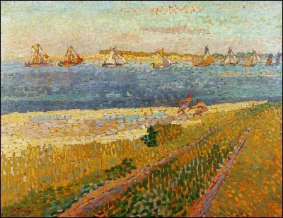 Qui a peint "La flotte de pêche de Veere" ?