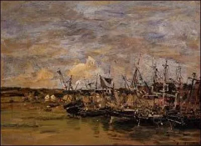 Qui a peint "Bateaux de pêche à marée basse" ?