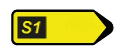 Que signifie le "S" de ce panneau ?