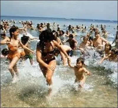 Dans quelle ville les habitants prennent-ils des risques en allant se baigner ?