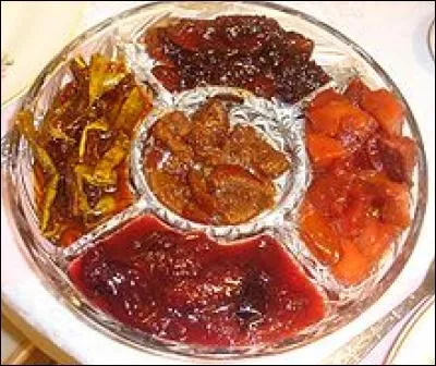 Dans le calendrier hébreu, la nouvelle année est marquée par la fête de "Rock Hachana, la coutume veut que l'on présente les premiers fruits de l'année. Quels fruits ?