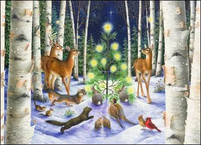 Que sont ces arbres au milieu desquels se sont réunis tous ces animaux ?