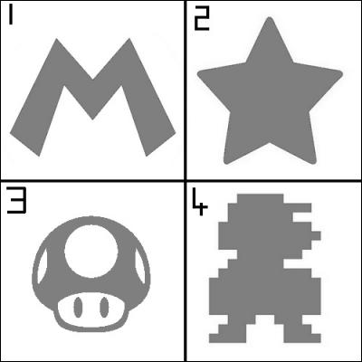 Quel est le logo représentant la série Super Mario dans Smash Bros ?