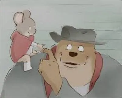 Quel film d'animation raconte l'amitié entre une souris et un ours ?