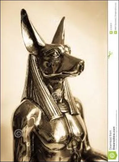 Je suis le dieu égyptien des Funérailles et j'ai une tête de chacal :