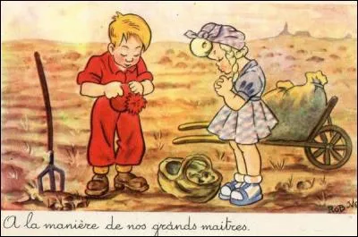 Quelle oeuvre d'un grand artiste est parodiée sur cette image ?