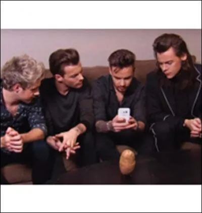 Dans quelle série télé les membres du groupe ont introduit une patate dans celui-ci le temps d'une soirée ?