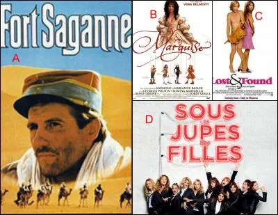 Le film où Sophie Marceau ne joue pas est représenté en :