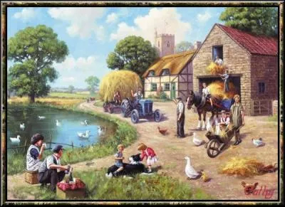 Que fait la petite fille ?