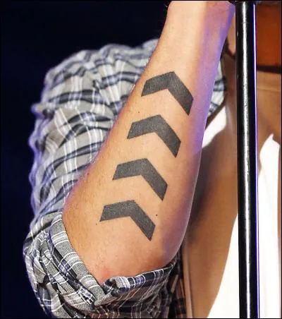 Qui a des tatouages comme sur la photo ?