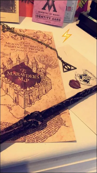 Où Harry voit-il pour la première fois le signe des reliques de la mort ?