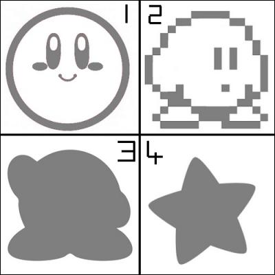 Quel est le logo représentant la série Kirby dans les Super Smash Bros ?