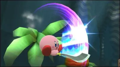 Quelle attaque spéciale de Kirby a changé de Melee à Brawl lorsqu'on l'effectue en l'air ?