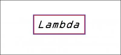 Qu'est-ce que le mot "lambda" en grec ancien ?