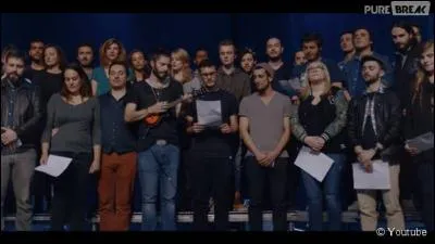 Quelle chanson les Youtubers français ont-ils chantée après les attentats du 13 novembre à Paris ?