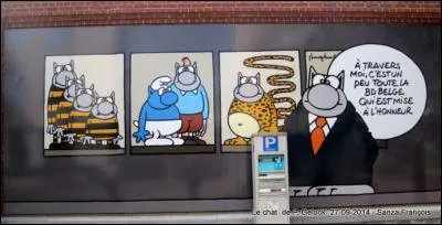 A quels dessinateurs Geluck rend-il hommage, par son dessin ?