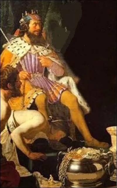 Qui est ce roi de Lydie connu pour sa colossale richesse ?