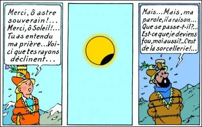 Le cargo Pachacamac - l'action se situe au P&eacute;rou - le jeune indien quechua Zorino - Herg&eacute; et son souci d'exactitude en s'inspirant de sa documentation historique