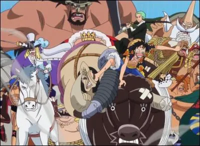 Sur qui montent Luffy et Law durant leur ascension vers le Palais Royal ?