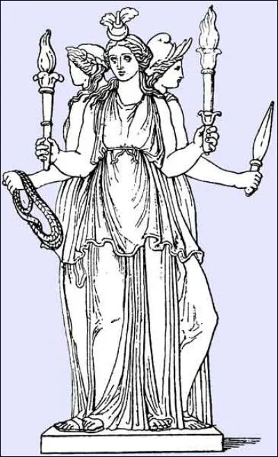 Qui est la déesse de la magie et de la lune noire ?