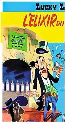 Quel est ce personnage qui dit que son élixir guérit tout ?